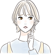 悩む女性イラスト